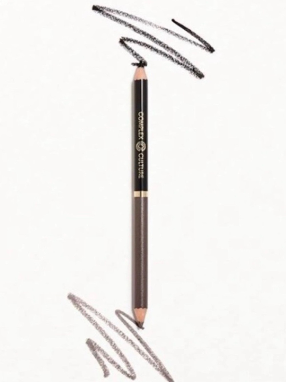 Complex Culture Double Dimension Dual Eyeliner Pencil Black & Charcoal BNIB